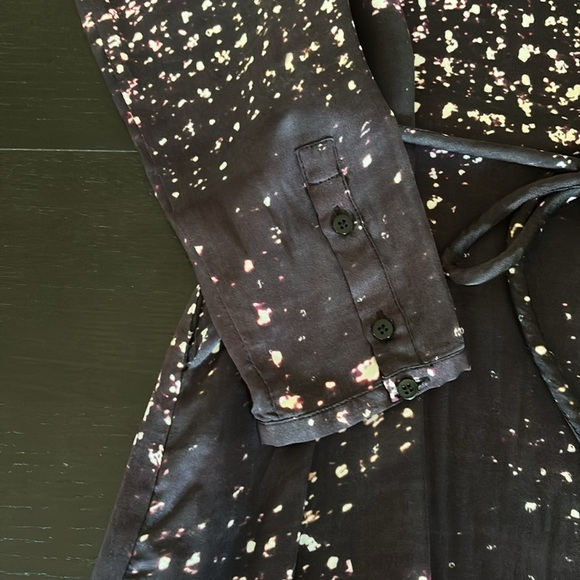 ELK Australian designer long sleeve viscose belted Satellite Dress size 6 - Picture 11 of 13